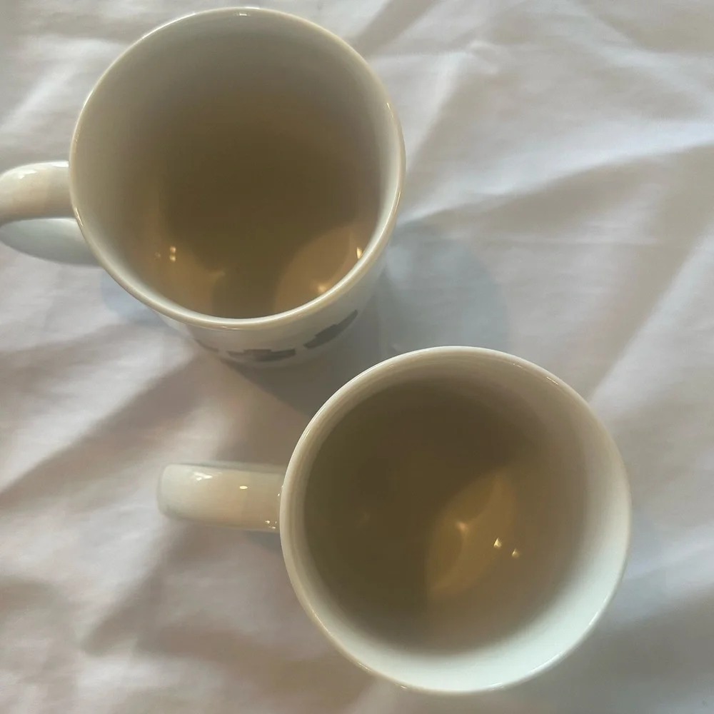 Crate&Barrel Joan Anderson Dreidel Hanukkah Mugs